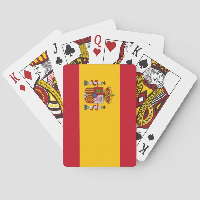 Spain flag playing cards (Back)