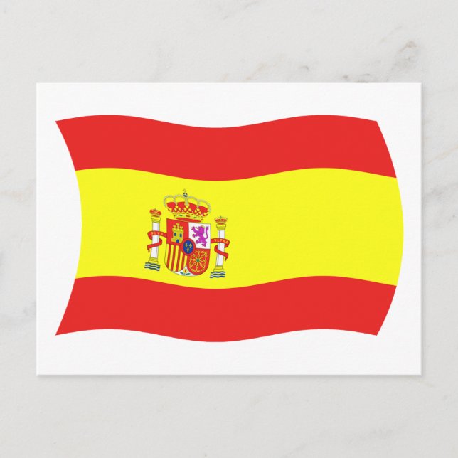 Spain Flag Postcard (Front)