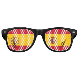 Spain Flag Retro Sunglasses