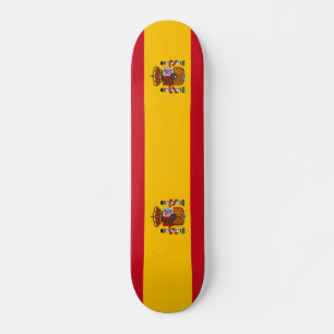 Spain flag skateboard