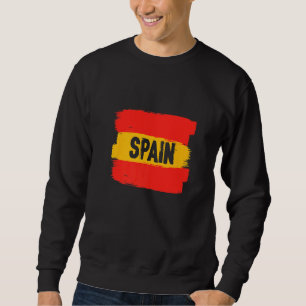 Spain Flag Spanish Barcelona Espana Europe Country Sweatshirt
