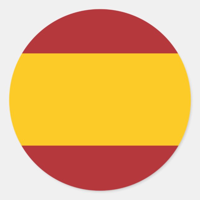 Spain Flag Sticker (Front)