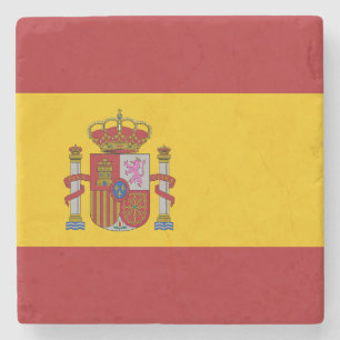 Spain Flag Stone Coaster