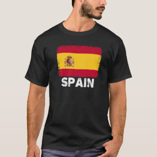 Spain Flag Support Spanish People Women Men T-Shirt