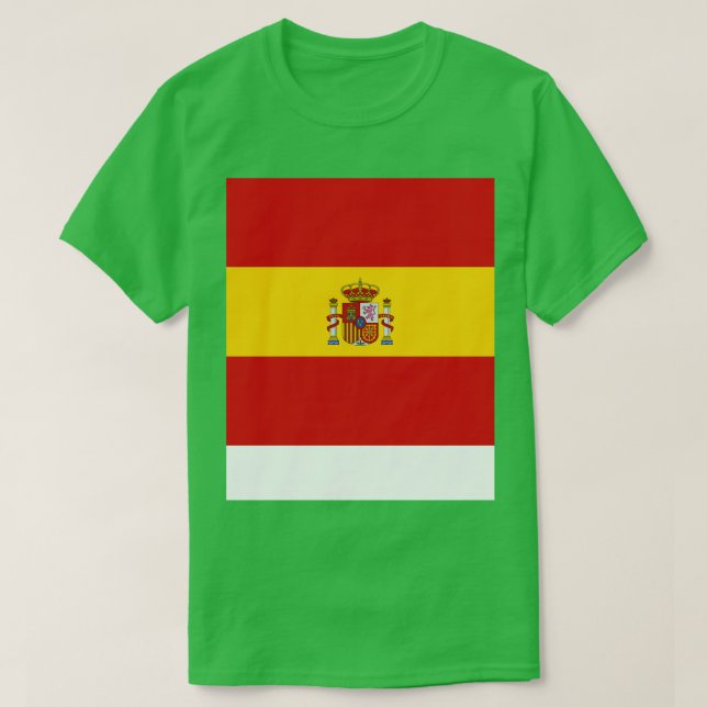Spain Flag T-Shirt (Design Front)