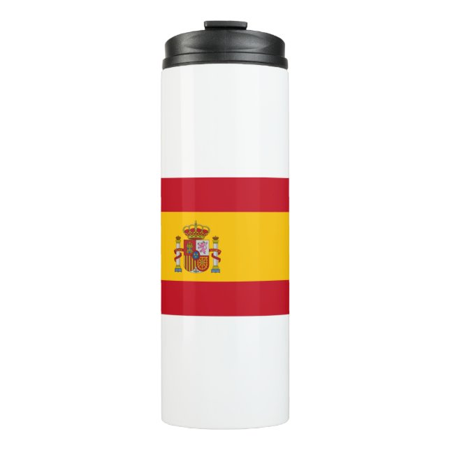 Spain Flag Thermal Tumbler (Front)