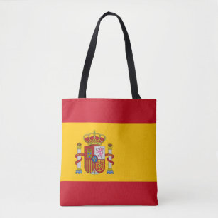 Spain Flag Tote Bag