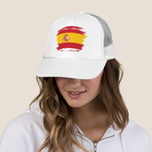 Spain flag trucker hat