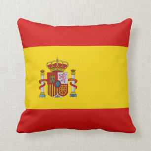 Spain Flag x Flag Pillow