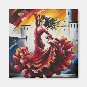 Spain Flamenco Dancer  Magnet