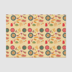 Spain Food Tissue Paper
