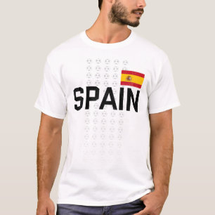 Spain Football Fan National Soccer Team Flag  T-Shirt