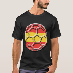 Spain football flag for patriotic Spanish fans T-Shirt