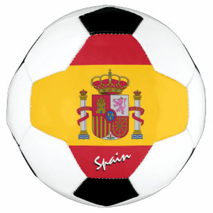Spain Football & Spanish Flag / Sports Soccer Ball
