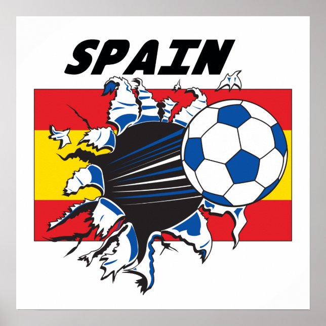 Spain Futbol Poster (Front)