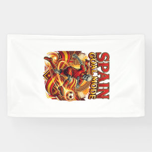 Spain Goal Mode Skeleton Striker Nations Streetwea Banner
