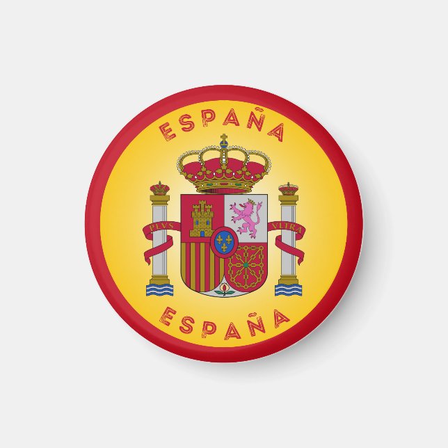 Spain Heritage Emblem Magnet (Front)