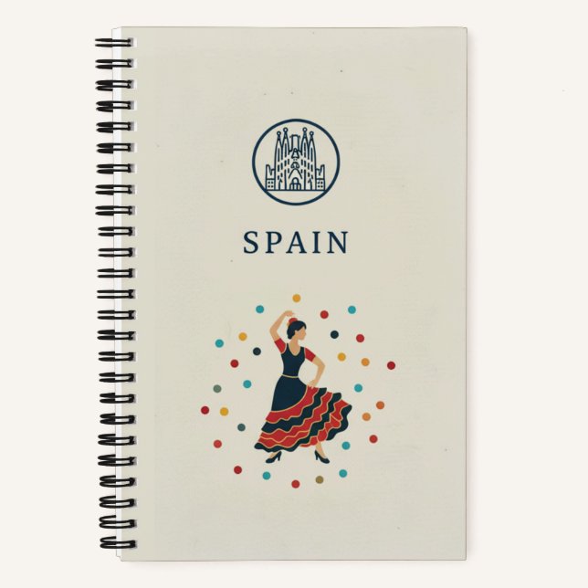 Spain Heritage & Flamenco Soul: Travel Photo Notebook (Front)