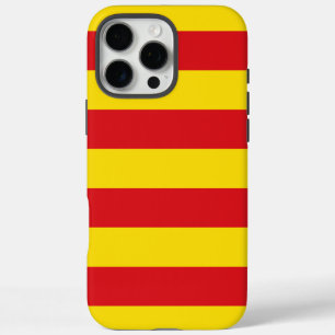 Spain: La Senyera Catalonia Flag iPhone 16 Pro Max Case