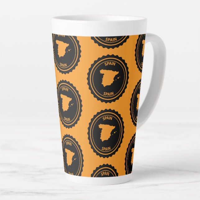 Spain Latte Mug (Right Angle)