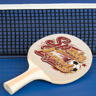Spain Legends Ping Pong Paddle
