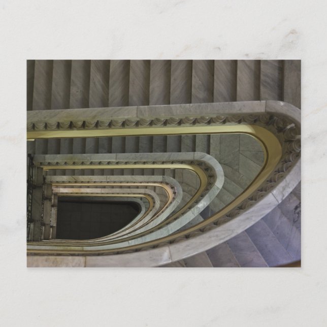 Spain, Madrid, Circulo de Bellas Artes, staircas Postcard (Front)