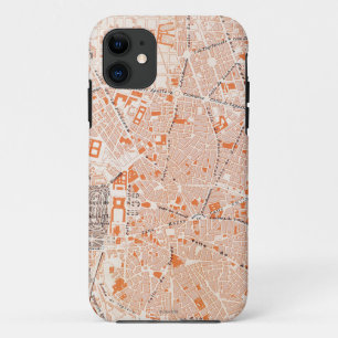 Spain: Madrid Map, C1920 Case-Mate iPhone Case