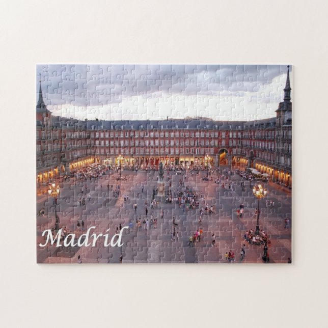 Spain - Madrid -  Mayor Square - Jigsaw Puzzle (Horizontal)