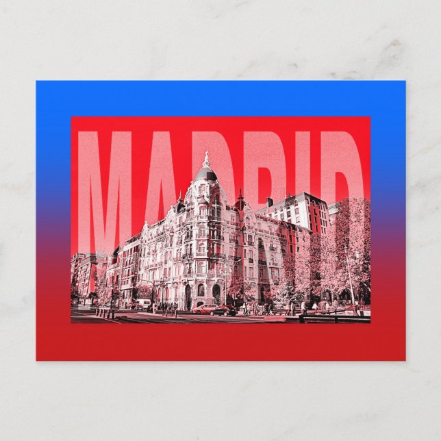 spain madrid postcard (Front)