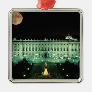 Spain, Madrid, Royal Palace and Plaza de Metal Tree Decoration