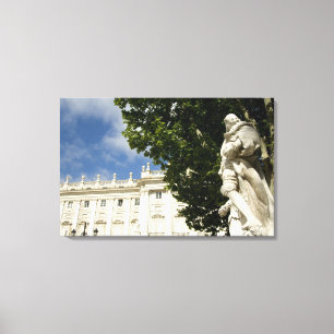 Spain, Madrid. Royal Palace. Canvas Print