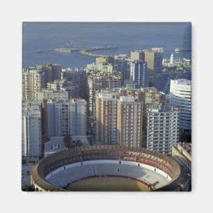 Spain, Malaga, Andalucia View of Plaza de Toros Magnet
