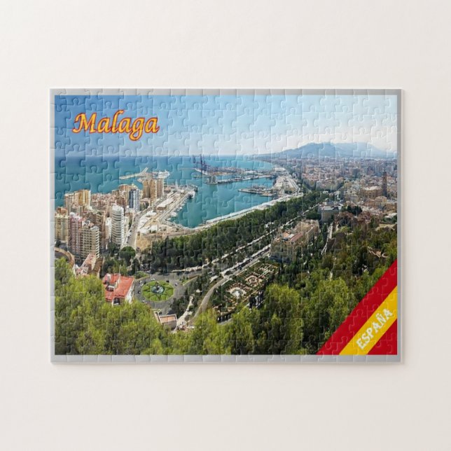 Spain - Malaga - Jigsaw Puzzle (Horizontal)