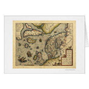Spain Map By Ortelius 1570