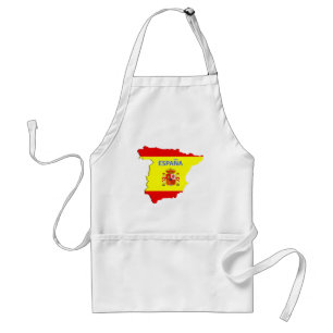 Spain map standard apron