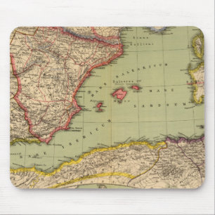 Spain, Mauritania and Africa Mouse Pad