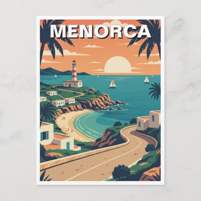 Spain Menorca Postcard (Front)