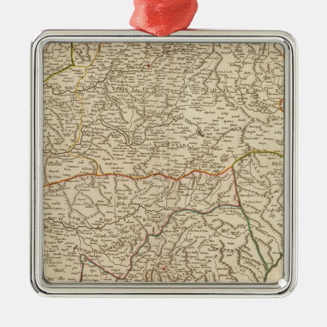 Spain Metal Tree Decoration (Front)