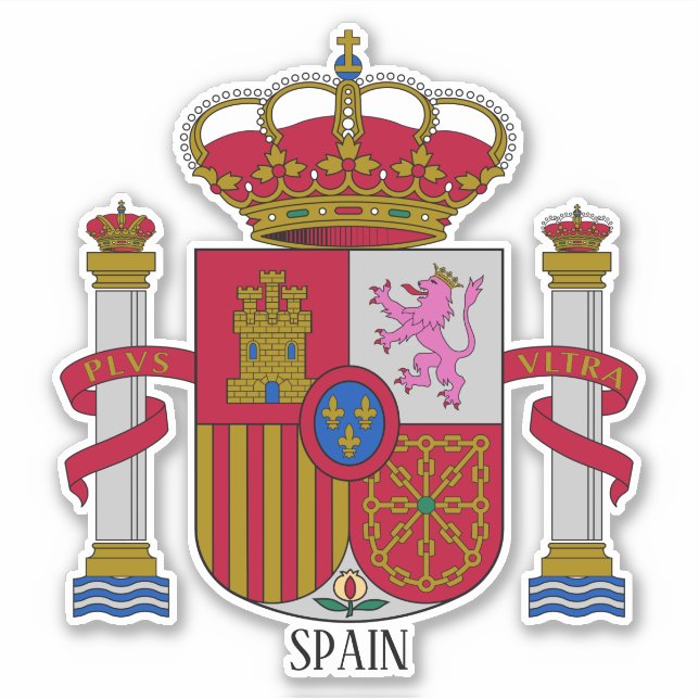 Spain National Coat Of Arms Patriotic (Front)