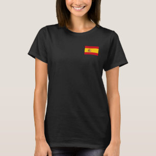 Spain National Flag Espana Colour Band Madrid Barc T-Shirt
