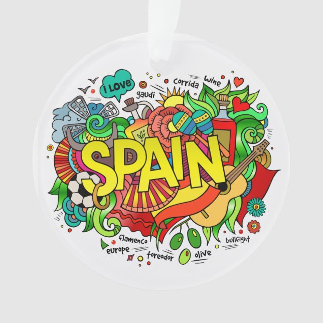 SPAIN Ornament (Front)