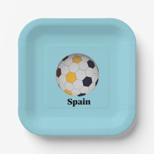 Spain Paper Plate (Front)