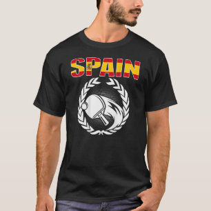 Spain Ping Pong   Spanish Table Tennis Team Suppor T-Shirt