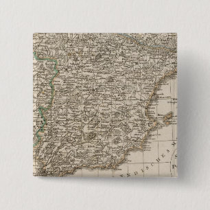 Spain, Portugal 4 15 Cm Square Badge