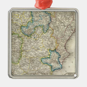 Spain, Portugal 5 Metal Tree Decoration