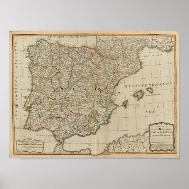 Spain, Portugal Poster (Front)