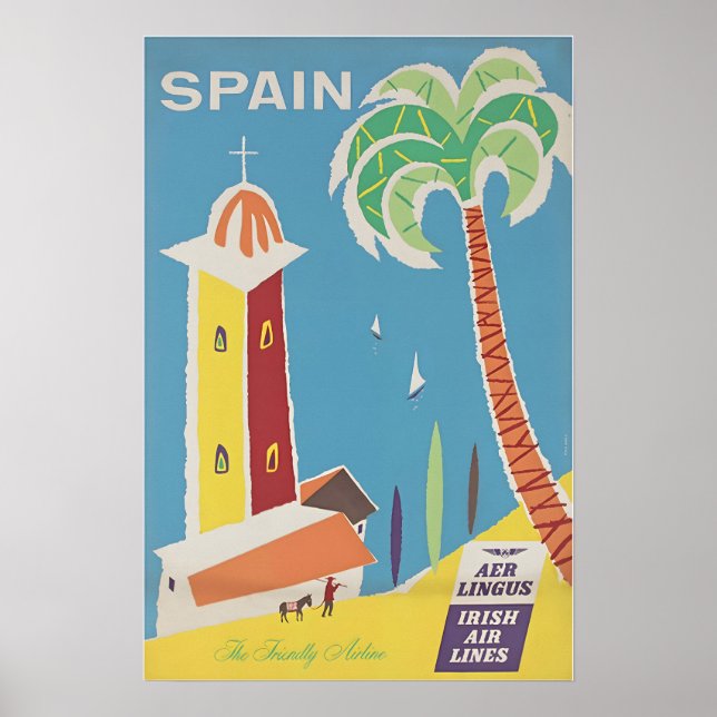 Spain Print Spanish Travel Art Poster (Front)