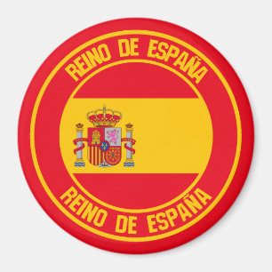 Spain Round Emblem Magnet