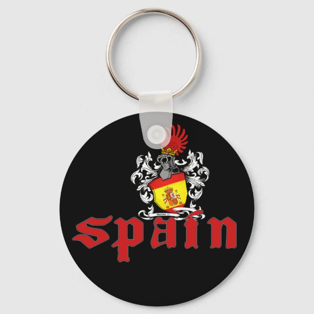 Spain Shield Keychain (Front)