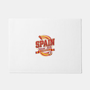 Spain Soccer 2026 Soccer Bold Country Typography F Doormat